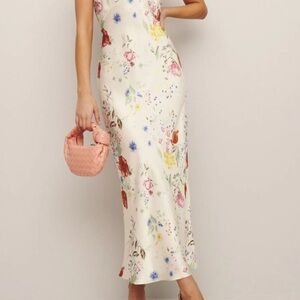 NWT - Reformation Aribella Silk Slip Dress